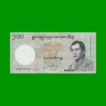 BILLETE DE BHUTAN 100 NGULTRUM, PICK 32b, AÑO 2011, ESTADO SIN CIRCULAR.-