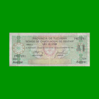BONO DE TUCUMAN 1,00 AUSTRAL, EC 097, AÑO 1987, ESTADO BUENO+.-