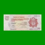 BONO CORRIENTES $20,00, EC 320, SERIE B, ESTADO MUY BUENO.-