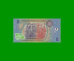 BILLETE DE SAMOA 2 TALA, POLYMERO, PICK 31e, AÑO (1990) ESTADO SIN CIRCULAR.- - Imagen 2