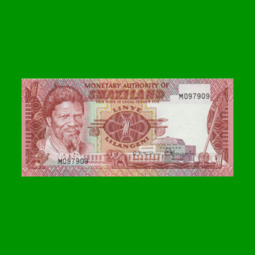 BILLETE DE SWAZILAND 1 LILANGENI, PICK 1, AÑO 1974 ESTADO SIN CIRCULAR.-