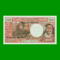 BILLETE DE NUEVAS HEBRIDAS 1.000 FRANCOS,  PICK 20b, ESTADO SIN CIRCULAR.-
