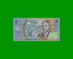 BILLETE DE SAMOA 2 TALA, POLYMERO, PICK 31e, AÑO (1990) ESTADO SIN CIRCULAR.-