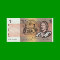 BILLETE DE AUSTRALIA 1 DOLAR, PICK 42d, AÑO 1983 ESTADO SIN CIRCULAR.-