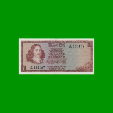 BILLETE DE SUDAFRICA 1 RAND, PICK 109b, ESTADO EXCELENTE.-