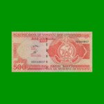 BILLETE DE VANUATU 500 VATU, PICK 5b, AÑO (1993) ESTADO EXCELENTE.-