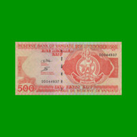 BILLETE DE VANUATU 500 VATU, PICK 5b, AÑO (1993) ESTADO EXCELENTE.-