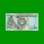 BILLETE DE LESOTHO 20 MALOTI, PICK 16c, AÑO 2001, ESTADO SIN CIRCULAR.-