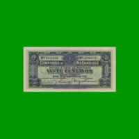 BILLETE DE MOZAMBIQUE 20 CENTAVOS, PICK R29, AÑO 1933 ESTADO EXCELENTE+ .-