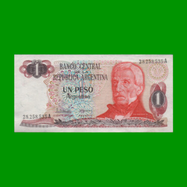 PESOS ARGENTINOS $1,00, BOT 2601, AÑO 1983, ESTADO EXCELENTE.-