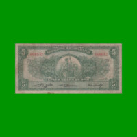 BILLETE DE PERU 5 SOLES, PICK 70, AÑO 1954, ESTADO BUENO.-