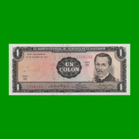BILLETE DE EL SALVADOR 1 COLON, PICK 115 AÑO 1971, ESTADO SIN CIRCULAR.-