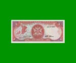 BILLETE DE TRINIDAD Y TOBAGO 1 DOLAR PICK 36d AÑO 1985 ESTADO SIN CIRCULAR.-