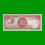 BILLETE DE TRINIDAD Y TOBAGO 1 DOLAR PICK 36d AÑO 1985 ESTADO SIN CIRCULAR.-