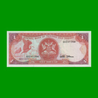 BILLETE DE TRINIDAD Y TOBAGO 1 DOLAR PICK 36d AÑO 1985 ESTADO SIN CIRCULAR.-
