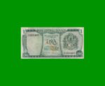 BILLETE DE MALTA 1 LIRA, PICK 31e, AÑO 1967, ESTADO MUY BUENO- .-