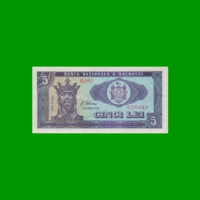 BILLETE DE MOLDAVIA 5 LEI, PICK 6, ESTADO SIN CIRCULAR.-