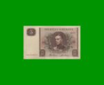 BILLETE DE SUECIA 5 KRONOR, PICK 42b AÑO 1955, ESTADO EXCELENTE- .-