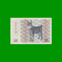 BILLETE DE LITUANIA 25 TALONAS, PICK 36 AÑO 1991 ESTADO EXCELENTE.-