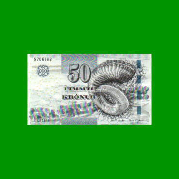 BILLETE DE ISLAS FEROE 50 KRONUR, PICK 29, AÑO 2011 ESTADO SIN CIRCULAR.-