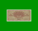 BILLETE DE FINLANDIA 1 MARKKA, PICK 98, AÑO 1963 ESTADO SIN CIRCULAR.-