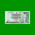 BILLETE DE ESCOCIA 1 LIBRA, PICK 351e, AÑO 2001 ESTADO SIN CIRCULAR.-