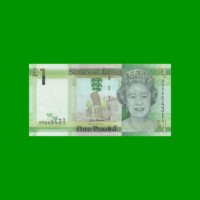 BILLETE DE JERSEY 1 LIBRA, PICK 32a, AÑO 2010 ESTADO SIN CIRCULAR.-