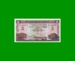 BILLETE DE IRLANDA DEL NORTE 5 LIBRAS, PICK 340b, AÑO 2013 ESTADO SIN CIRCULAR.-
