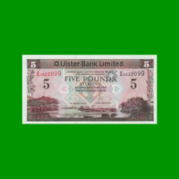 BILLETE DE IRLANDA DEL NORTE 5 LIBRAS, PICK 340b, AÑO 2013 ESTADO SIN CIRCULAR.-