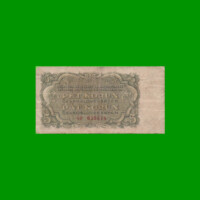BILLETE DE CHECOSLOVAQUIA 5 KORUN, PICK 80b, AÑO 1953 ESTADO BUENO.-