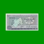 BILLETE DE RWANDA 50 FRANCOS, PICK 7c, AÑO 1976 ESTADO SIN CIRCULAR.-