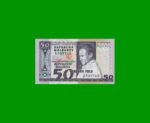 BILLETE DE MADAGASCAR 50 FRANCOS, PICK 62, ESTADO SIN CIRCULAR.-