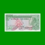 BILLETE DE SANTO TOME & PRINCIPE 100 DOBRAS, PICK 57, AÑO 1982, ESTADO SIN CIRCULAR.-