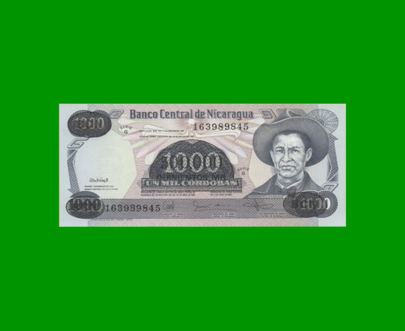 BILLETE DE NICARAGUA 500.000 CORDOBAS, PICK 150, ESTADO SIN CIRCULAR.-