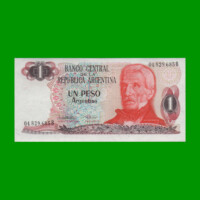 PESOS ARGENTINOS $1,00, BOT 2605, AÑO 1984, ESTADO EXCELENTE.-