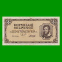 BILLETE DE HUNGRIA 1.000.000 MILPENGO, PICK 128 AÑO 1946 ESTADO MUY BUENO+ .-