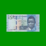 BILLETE DE GHANA 5 CEDIS, CONMEMORATIVO PICK 43, AÑO 2017 ESTADO SIN CIRCULAR.-