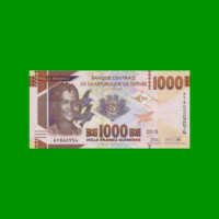 BILLETE DE GUINEA 1.000 FRANCOS, PICK 48 AÑO 2015 ESTADO SIN CIRCULAR.-