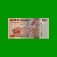 BILLETE DE UGANDA 1.000 SHILLINGS, PICK 49e, AÑO 2017 ESTADO SIN CIRCULAR.-