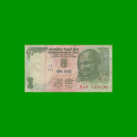 BILLETE DE INDIA 5 RUPIAS, PICK 88Aa, ESTADO MUY BUENO- .-