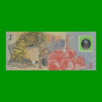 BILLETE DE KUWAIT 1 DINAR CONMEMORATIVO, POLYMERO PICK CS1, ESTADO SIN CIRCULAR.-