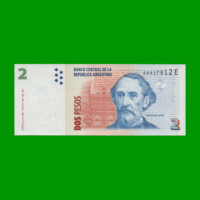 PESOS CONVERTIBLES 2do DISEÑO $ 2,00, BOT 3217, AÑO 2004, ESTADO SIN CIRCULAR.-