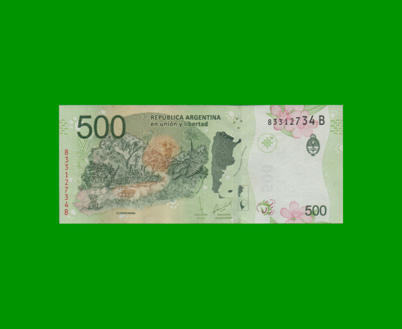 PESOS 3er DISEÑO $500,00, BOT 5802, AÑO 2016, ESTADO EXCELENTE.- - Imagen 2