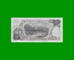 PESOS LEY 18.188 $50,00, BOT 2380, AÑO 1978, ESTADO EXCELENTE.- - Imagen 2
