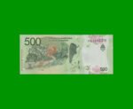 PESOS 3er DISEÑO $500,00, BOT 5810, AÑO 2018, ESTADO SIN CIRCULAR.- - Imagen 2