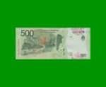 PESOS 3er DISEÑO $500,00, BOT 5814, AÑO 2019, ESTADO SIN CIRCULAR.- - Imagen 2