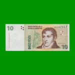 PESOS CONVERTIBLES 2do DISEÑO $10,00, BOT 3417, AÑO 2003, ESTADO SIN CIRCULAR.-