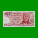PESOS LEY 18.188 $100,00, BOT 2390, AÑO 1973, ESTADO EXCELENTE- .-