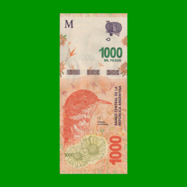 PESOS 3er DISEÑO $1.000,00, BOT 6008, AÑO 2019, SERIE D, ESTADO EXCELENTE.-