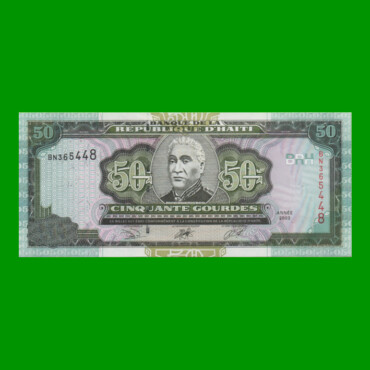 BILLETE DE HAITI 50 GOURDES, PICK 267b, AÑO 2003 ESTADO SIN CIRCULAR.-